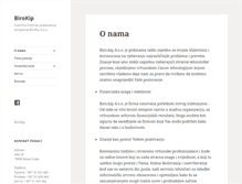Tablet Screenshot of birokip.com